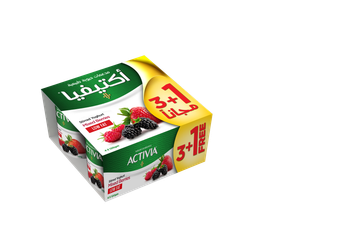 Activia Yoghurt  Mixed Berry 120 g 3+1