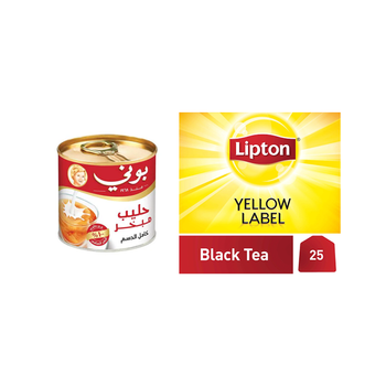 Bonny Evaporated Milk 170 g + Lipton Tea Bags 25'S 