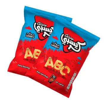 كريسبي حروف كاتشب حار 80 جرام 2 حبة 
