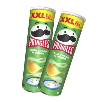 Pringles Sour Cream & Onion 200 g 2 Pieces