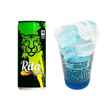 Rita Mojito Soft Drink 240 ml + Ice Cup with Blue Ocean flavor 470 ML