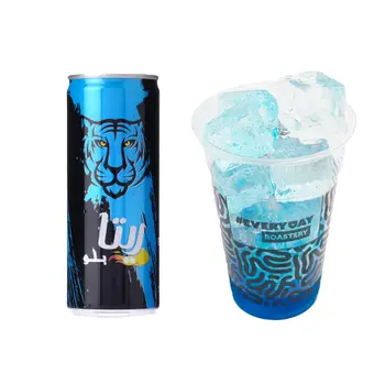 Rita Blue Soft Drink 240ml + Ice Cup with Blue Ocean flavor 470 ML