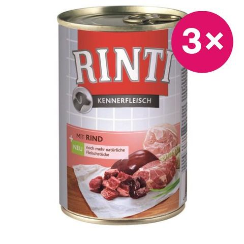 Rinti psí konzerva hovězí | 3 x 400 g