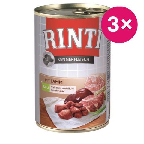 Rinti psí konzerva jehněčí | 3 x 400 g