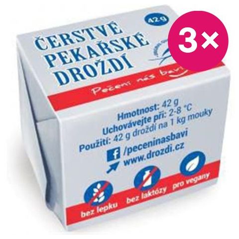 Lesaffre Fresh baker's yeast | 3 x 42 g