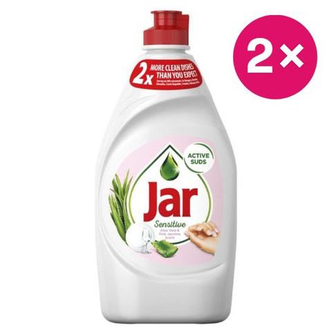 Jar prostředek na nádobí Sensitive Aloe&Pink | 2 x 450 ml