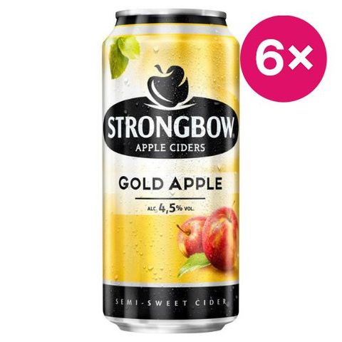 Strongbow Cider Gold Apple | 6 x 440 ml