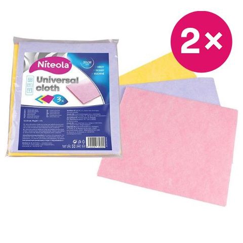 Niteola Cleanex univerzální ubrousky | 2 x 3 kusy