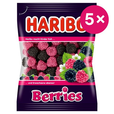 Haribo Želé bonbóny berries | 5 x 100 g