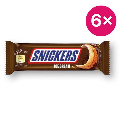 Snickers Zmrzlinová tyčinka | 6 x 48 g