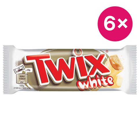 Twix Tyčinka white | 6 x 46 g