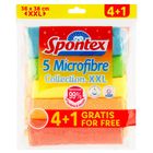 Spontex XXL Microfibre Cloths 5 pcs