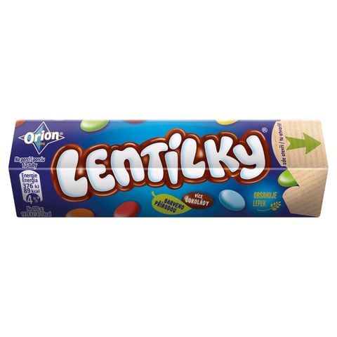 ORION LENTILKY Milk Chocolate Dragees | 28 g