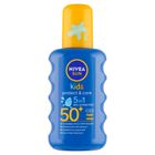 NIVEA SUN Kids Moisturizing Coloured Children's Sunbathing Spray FF50+ 200 ml