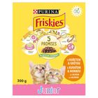 Friskies Junior száraz macskaeledel csirkével, tejjel és hozzáadott zöldségekkel 300 g