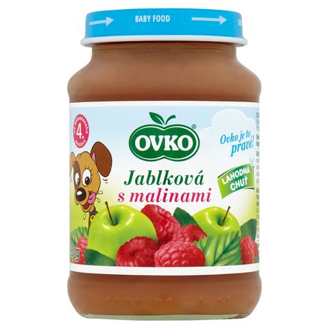 OVKO Alma málnával 4 hónapos kortól 190 g