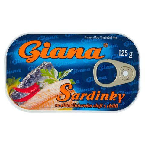 Giana Sardines in sunflower oil with chilli | 125 g