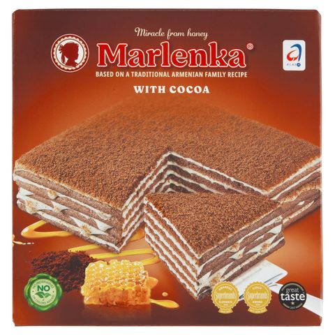 Honey cake Marlenka with cocoa | 800 g