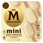 Magnum Mini Multipack Fehércsokoládés és Fehércsokoládés-mandulás jégkrém 6 x 55 ml