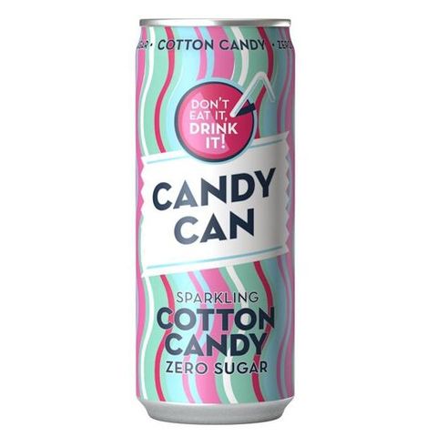 Candy Can limonáda bez cukru s příchutí cukrové vaty | 330 ml