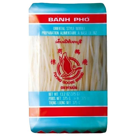 Flying Goose Rice noodles wide pasta | 375 g