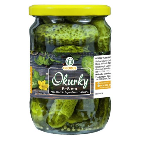 Globus Okurky 5-8 cm | 540 g