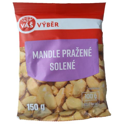 Váš Výběr Pražené solené mandle | 150 g