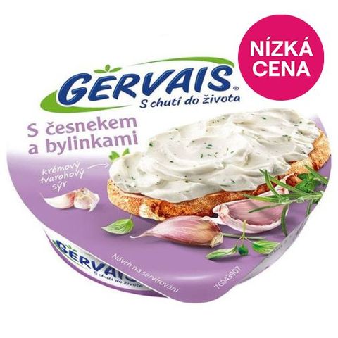 Gervais Sýr česnek & bylinky | 80 g