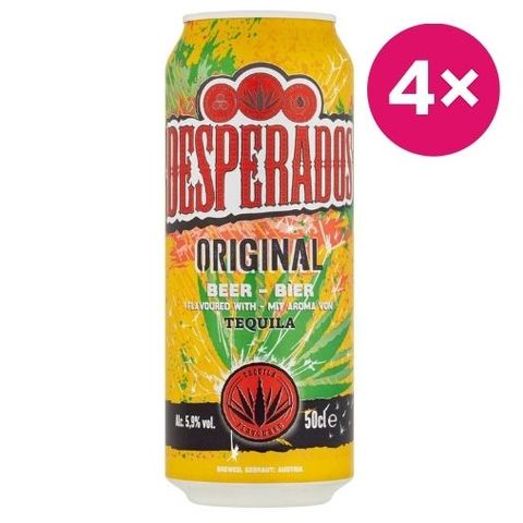 Desperados plech | 4 x 0,5 l