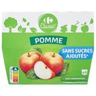 C Classic apple puree without added sugar | 4 x 100 g