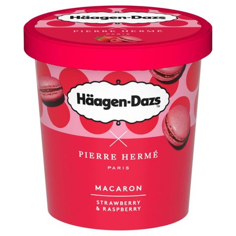 Häagen-Dazs Ice Cream Macaroni Strawberry & Raspberry | 420 g