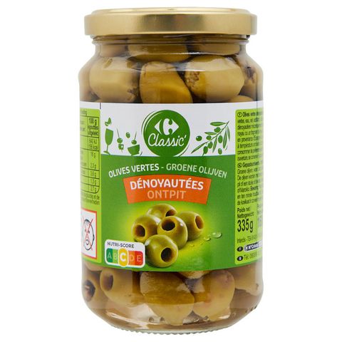 C Classic Green Pitted Olives | 335 g