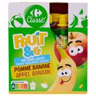 C Classic Apple-Banana Snack without Added Sugar | 4 x 100 g