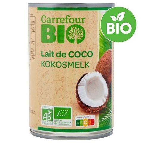 Carrefour Kokosové mléko BIO 400ml | x 400 ml