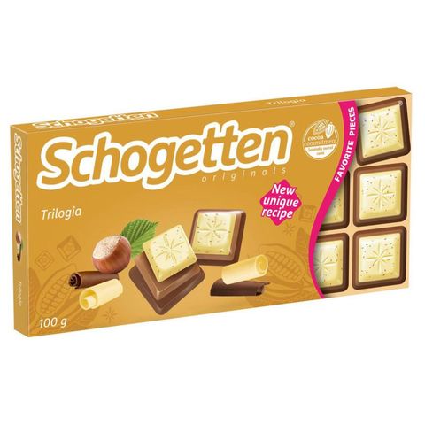 Schogetten Čokoláda trilogia | 100 g