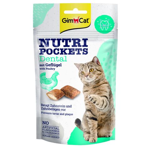 GimCat Nutri Pockets Dental Cat Food | 60 g