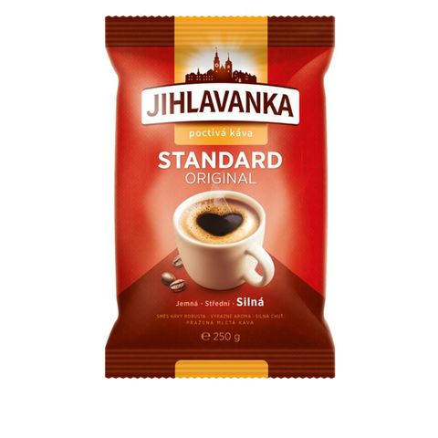 Jihlavanka Mletá káva pražená standard | 250 g