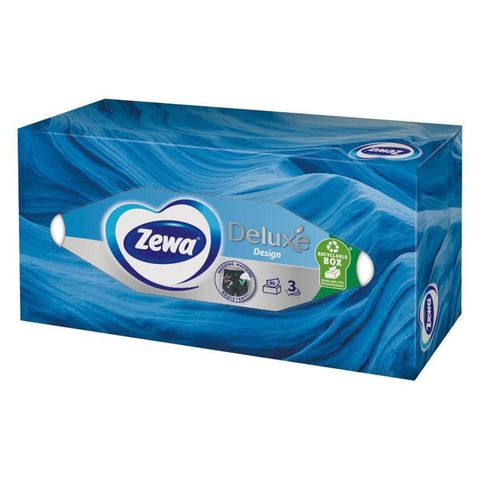 Zewa Deluxe Magical Winter dobozos illatmentes papír zsebkendő 3 rétegű 90 db