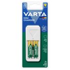 VARTA Battery rechargeable, Mini Charger + 2 AA, 2100 mAh | 1 piece