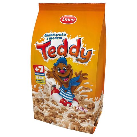 Emco Teddy obilná zrnka s medem | 375 g