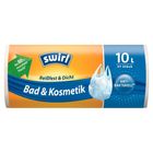 Swirl Garbage bags with handles, Antibacterial 10l | 37 pcs