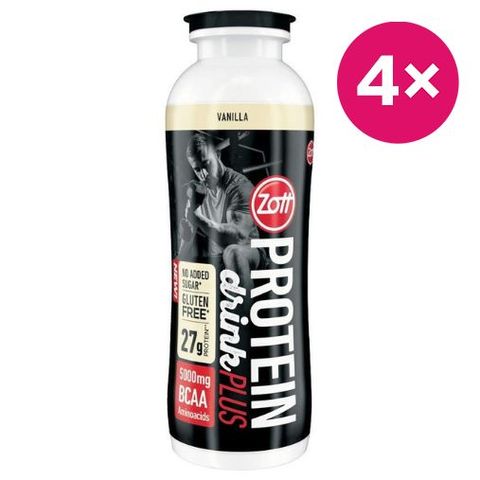 Zott Protein Drink Plus vanilková příchuť | 4 x 250 ml