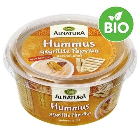 Bio Alnatura Hummus with Grilled Paprika | 150 g