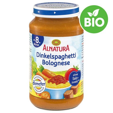 Bio Alnatura Baby Food Spelt Bolognese Spaghetti | 220 g