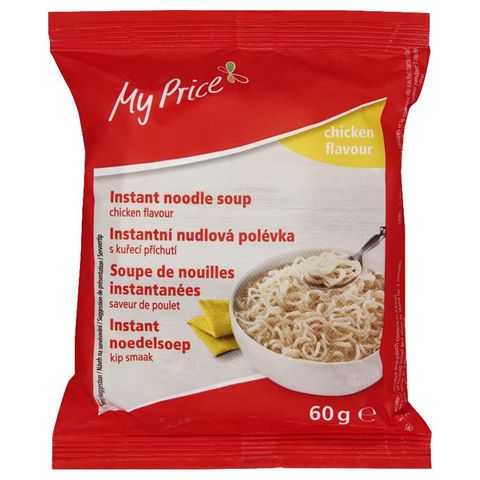 MyPrice Instantní nudlová polévka s kuřecí příchutí | 60 g