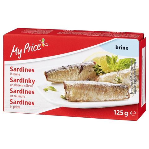 MyPrice Sardinky ve vlastní šťávě | 125 g