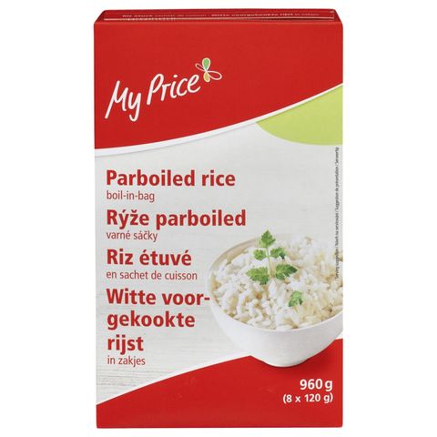 MyPrice Rýže dlouhozrnná parboiled varné sáčky | 960 g