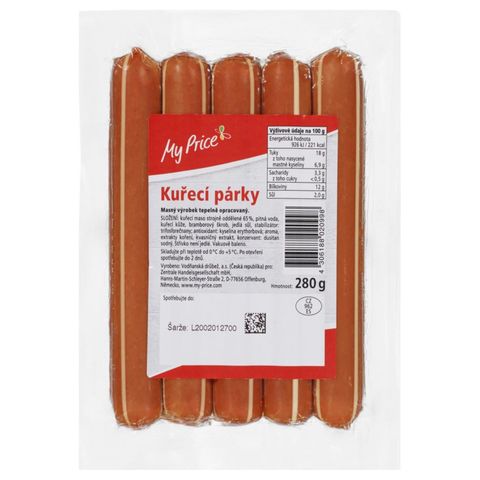 MyPrice Kuřecí párky | 280 g