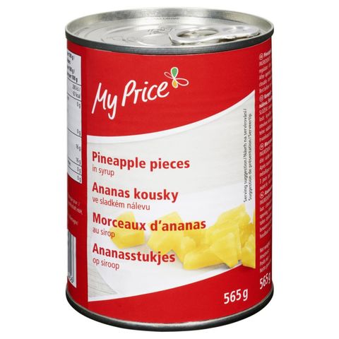 MyPrice Ananas kousky ve sladkém nálevu | 565 g