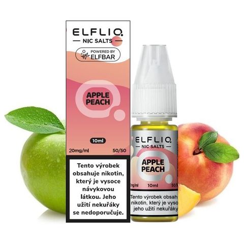 Liquid Elfliq Nic Salt Apple Peach 10ml - 20mg 18+ | 1 piece